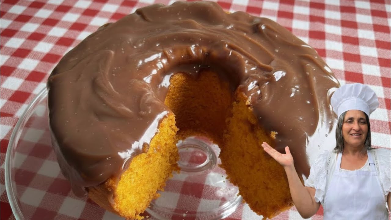 BOLO DE CENOURA FOFINHO QUE DERRETE NA BOCA SABOR  SENSACIONAL 😛✨