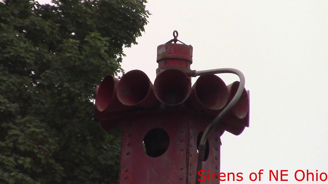 Charlestown, OH - Federal Signal STH-10B - Full Alert - 8/7/19
