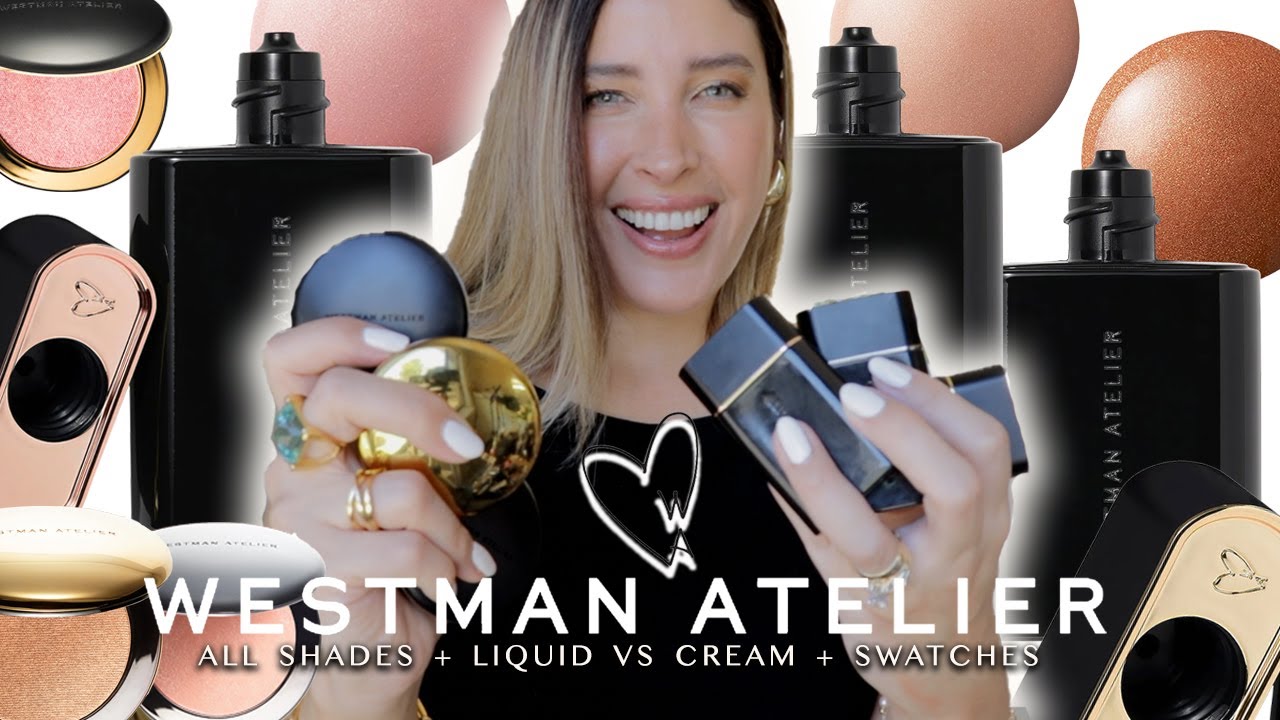 NEW WESTMAN ATELIER LIQUID SUPER LOADED HIGHLIGHTER REVIEW & SWATCHES OF ALL 3 SHADES + COMPARISONS