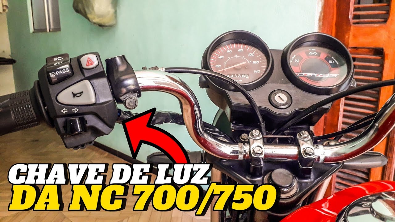 COMO INSTALAR PUNHO DE NC700 EM QUALQUER 125 SEM CORTAR FIOS OU CHAVE DE LUZ NC 750