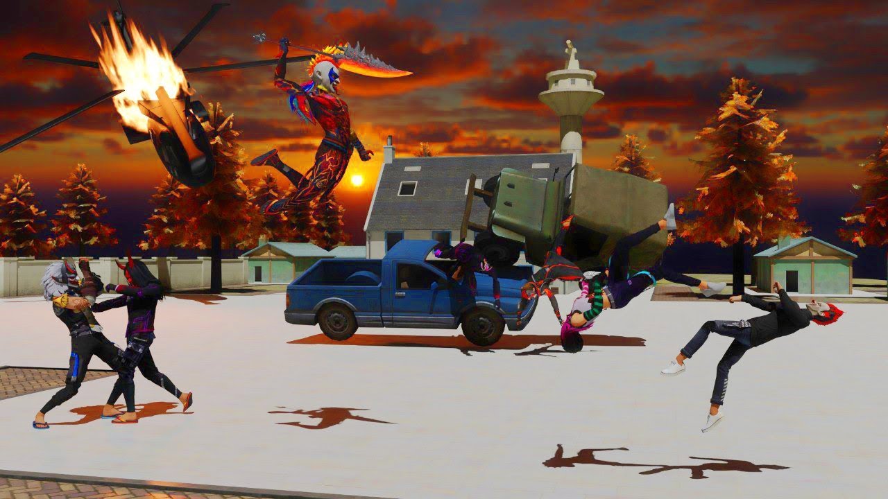 FREE FIRE 3D ANIMATION SHADOW DOMINION VS BUNNY PART 7 🔥