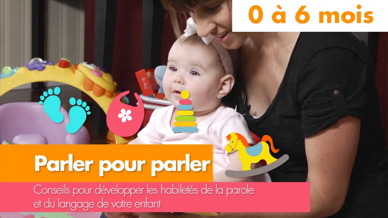 Parler pour parler : 0 à 6 mois