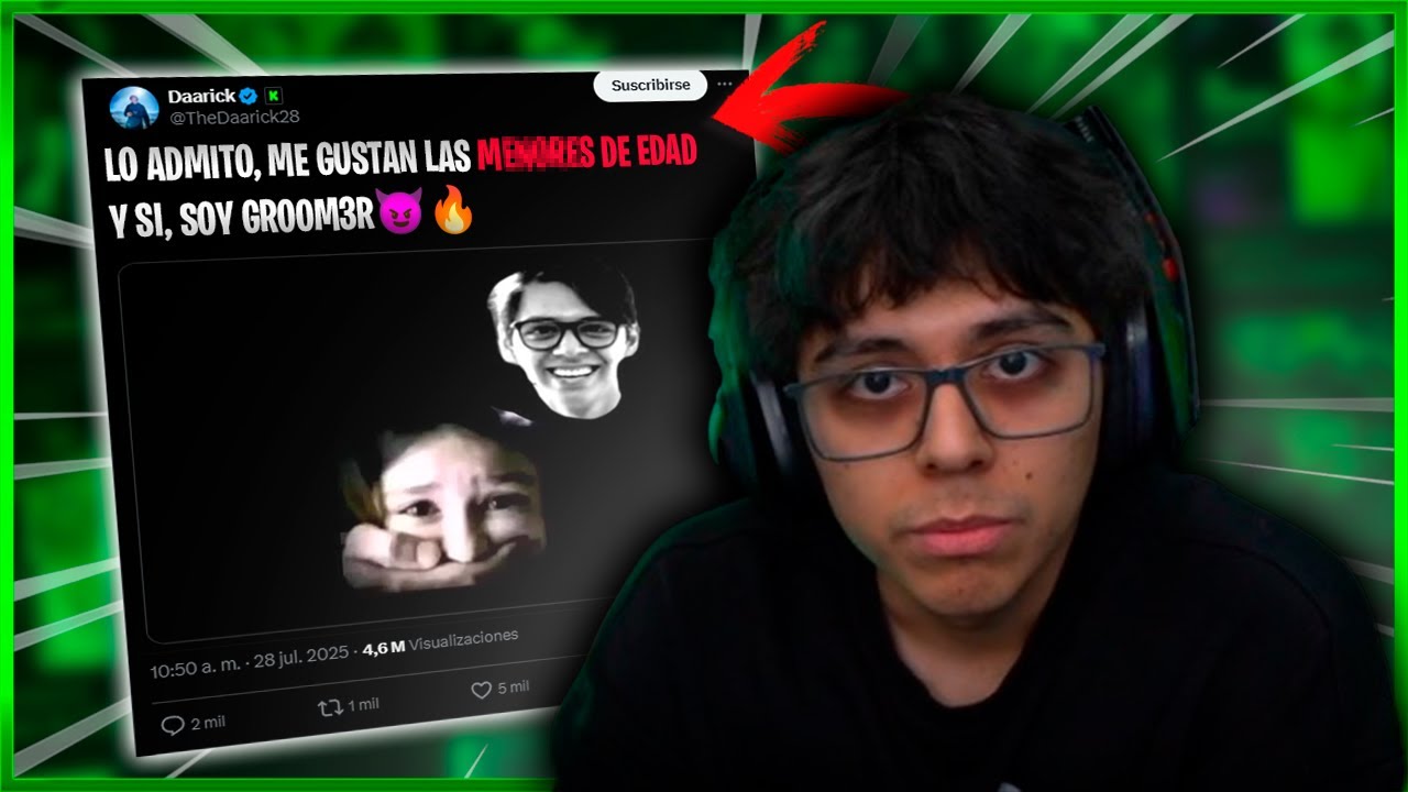 ESTE YOUTUBER ADMITIO SER UN ENFERMO | TheDaarick28