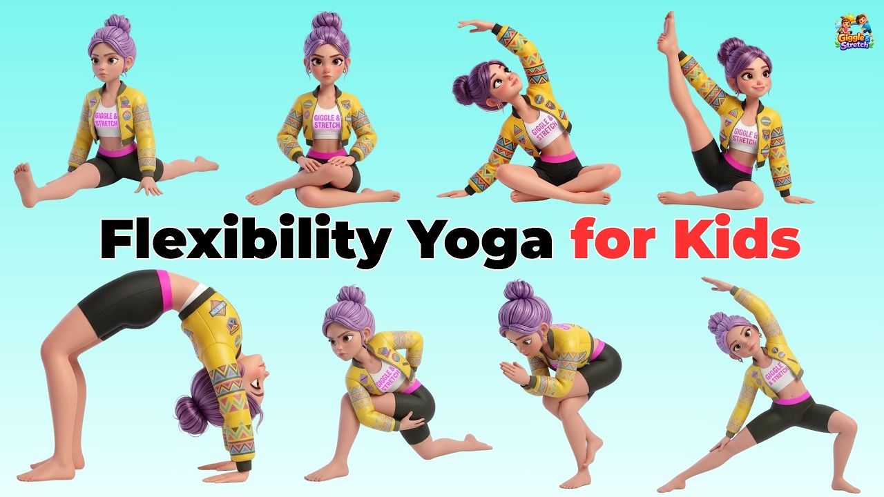 Flexibility Yoga for Kids | Bend & Stretch | Giggle & Stretch