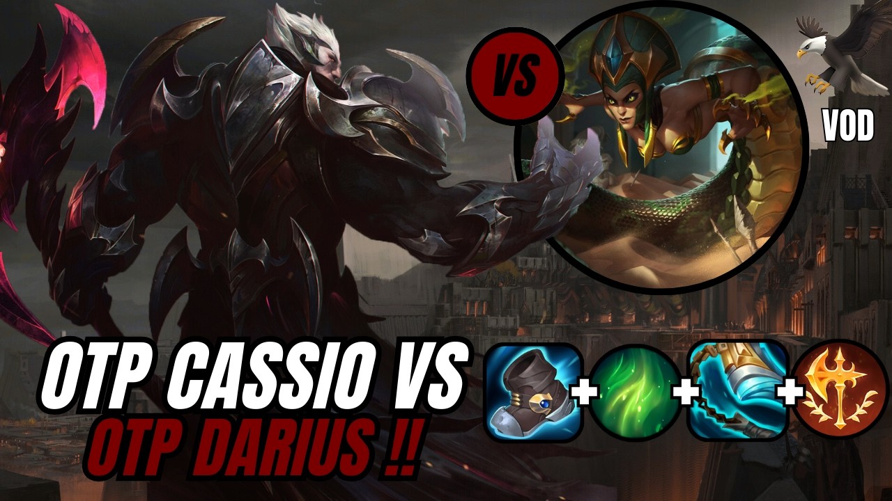 LA CONFRONTATION OTP DARIUS VS OTP CASSIO !!! - SoloQ Master - Darius vs Cassio