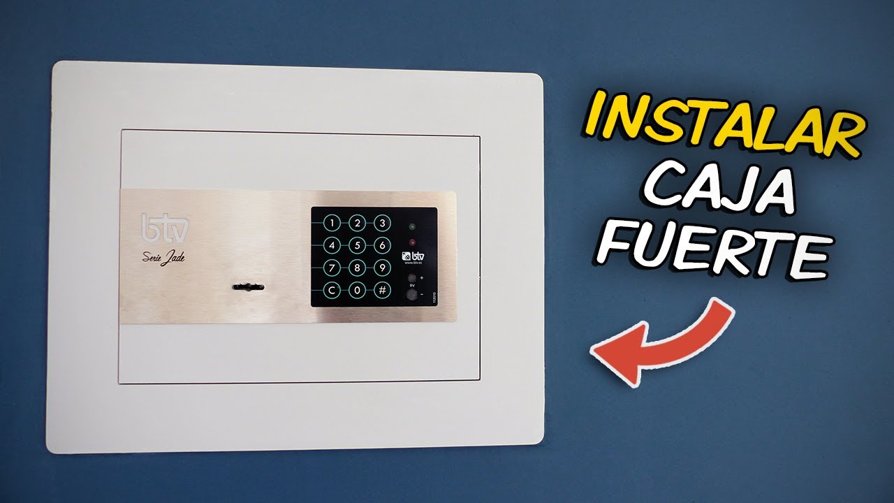 COMO INSTALAR UNA CAJA FUERTE
