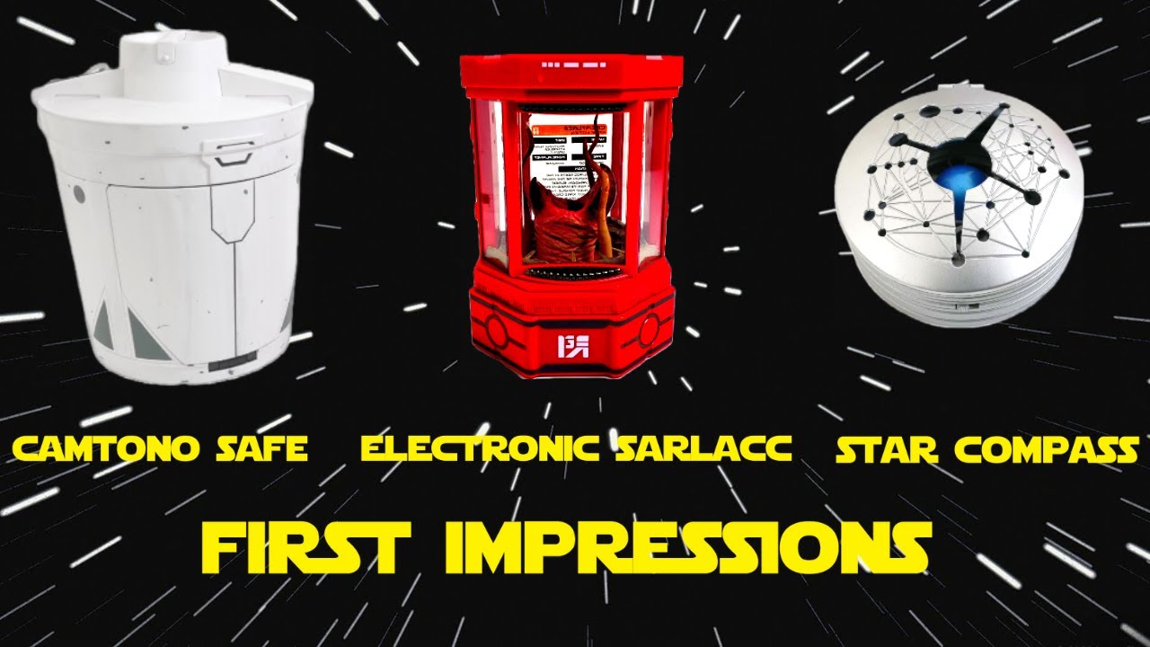 Star Wars Camtono Safe, Sarlacc and Container, and Star Compass | Unboxing and First Impressions
