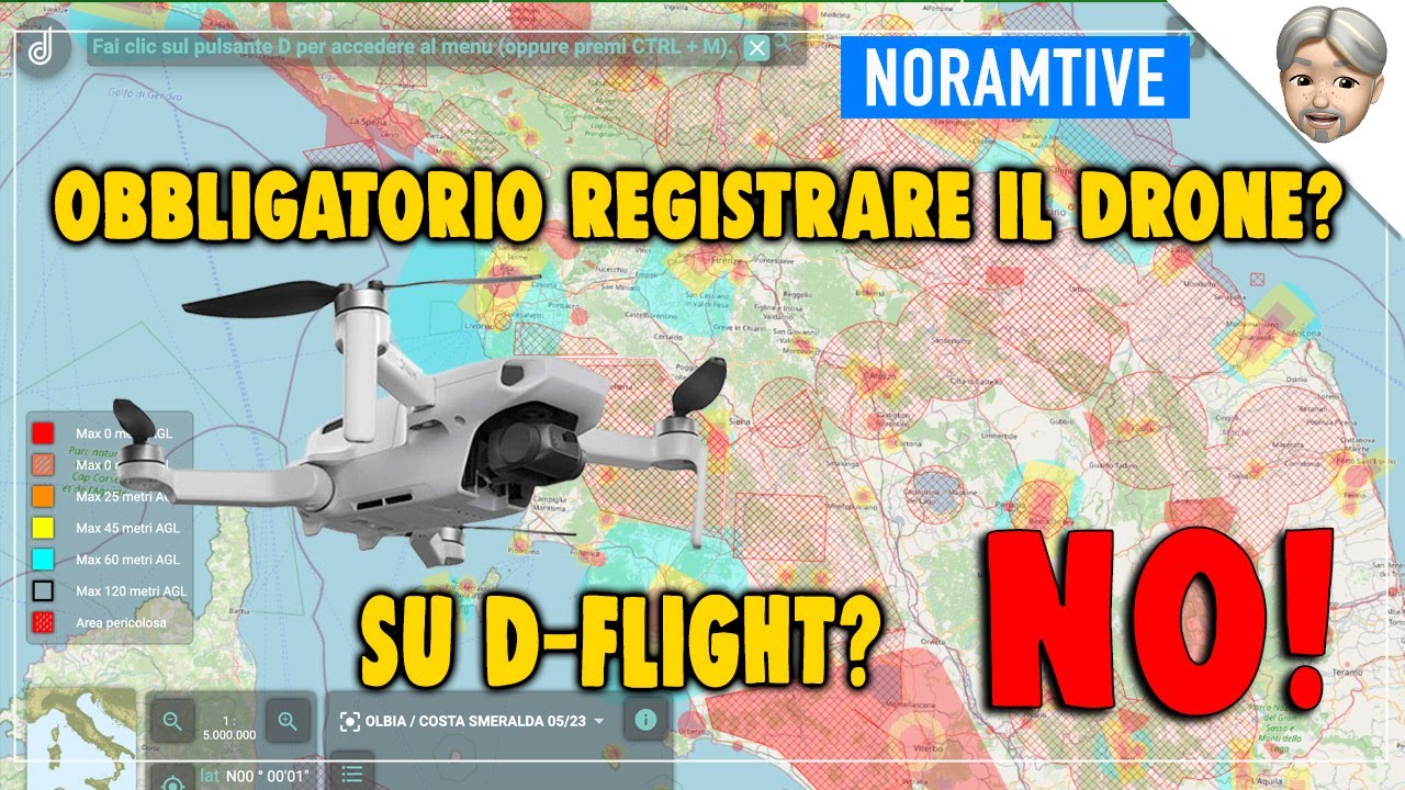 D-Flight è obbligatorio registrare un drone? NO! ecco il perché