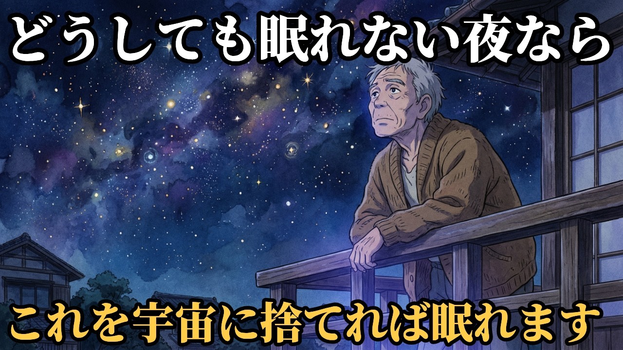 「どうしても眠れない夜」の正体。過去の失敗を宇宙へ捨て、自分を許すための“究極の安眠術”。