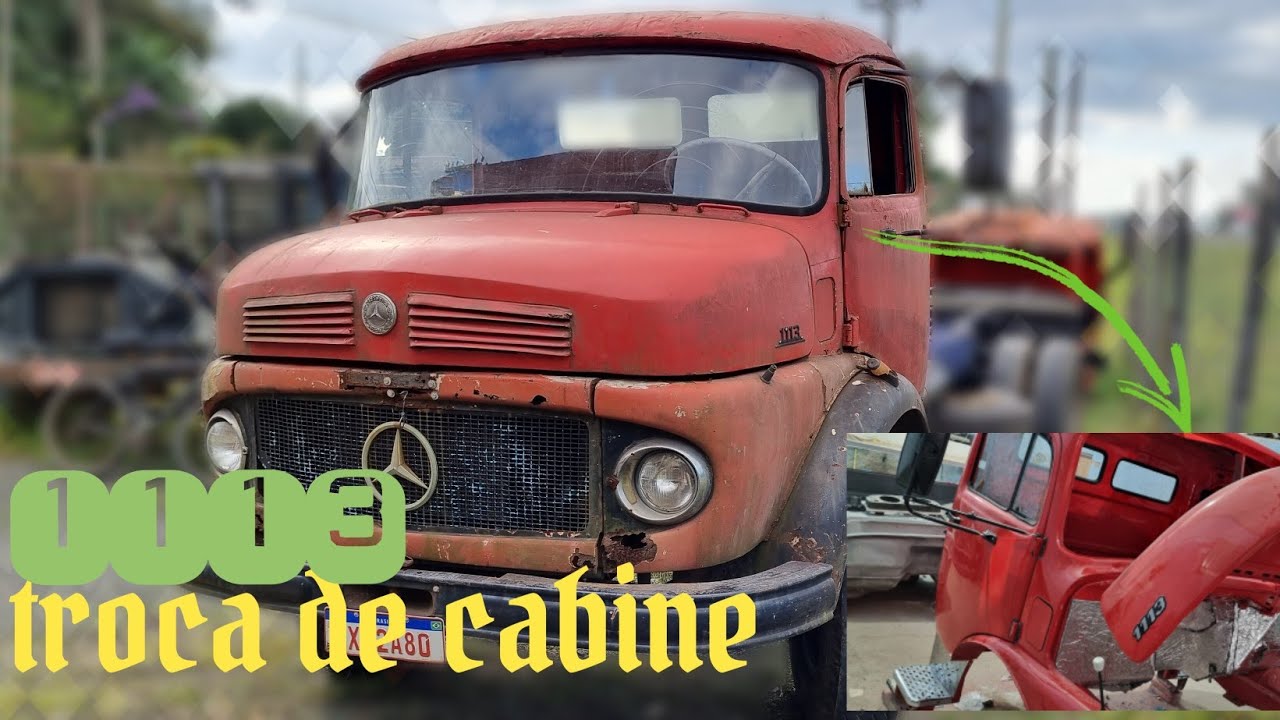 Merceds Benz 1113 Começando a desmontar