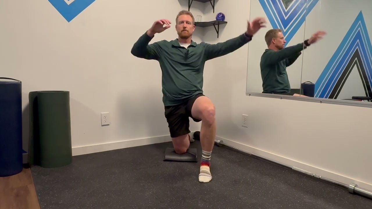 Half Kneeling Thoracic Rotation Drill