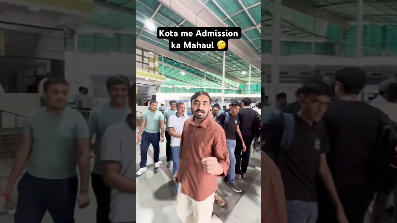 Kota me Admission ka mahaul? 🤔| Allen me lagi bheed for JEE & NEET Coaching | #kotacoaching