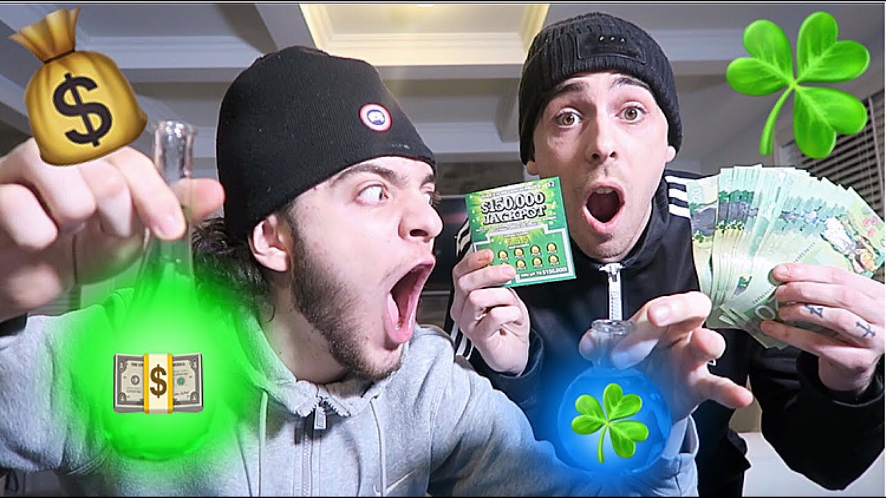 I MIXED MONEY AND GOOD LUCK POTION FROM THE DARK WEB AND USED IT WITH IMJAYSTATION!! *WE ARE RICH*