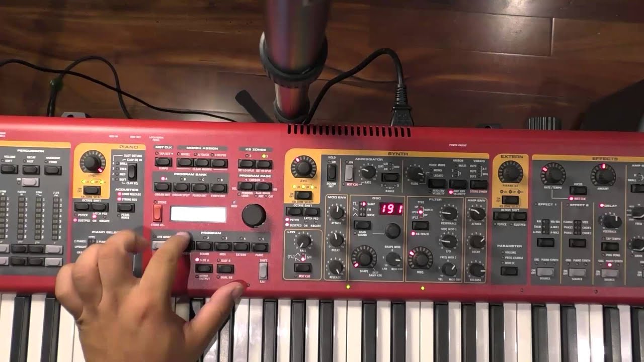 Nord Stage2 EX Tutorial #5: Keyboard Delay