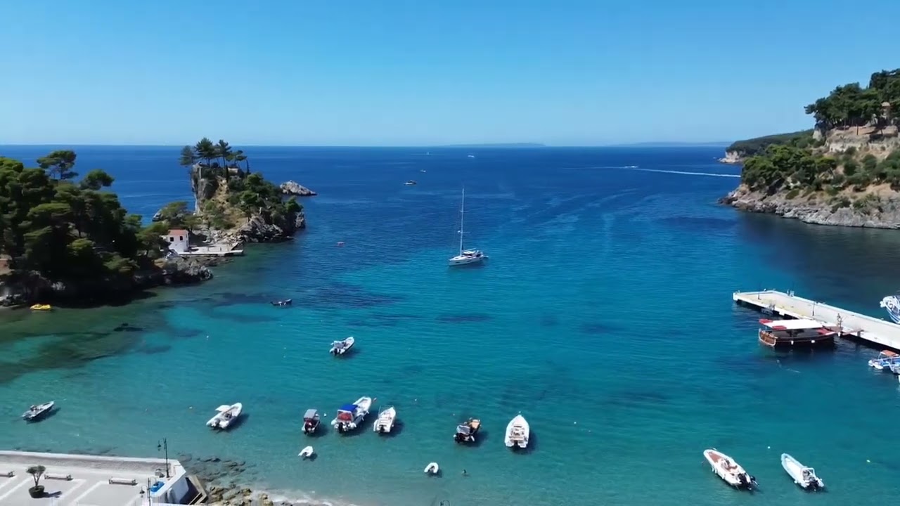 Parga, Greece Drone view 2025 Parga   beautiful paradise @parga @sea @exotic