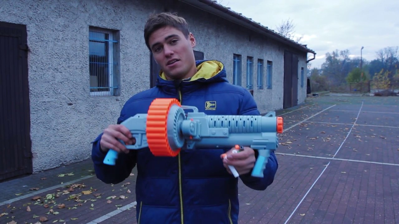 BuzzBee Sidewinder - Jak daleko strzela serią? - test odległości