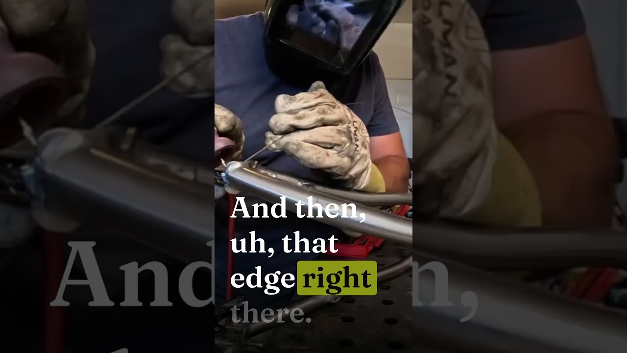 The Joys of Welding a Titanium Bike Frame #welding #mountainbike #bikeframe