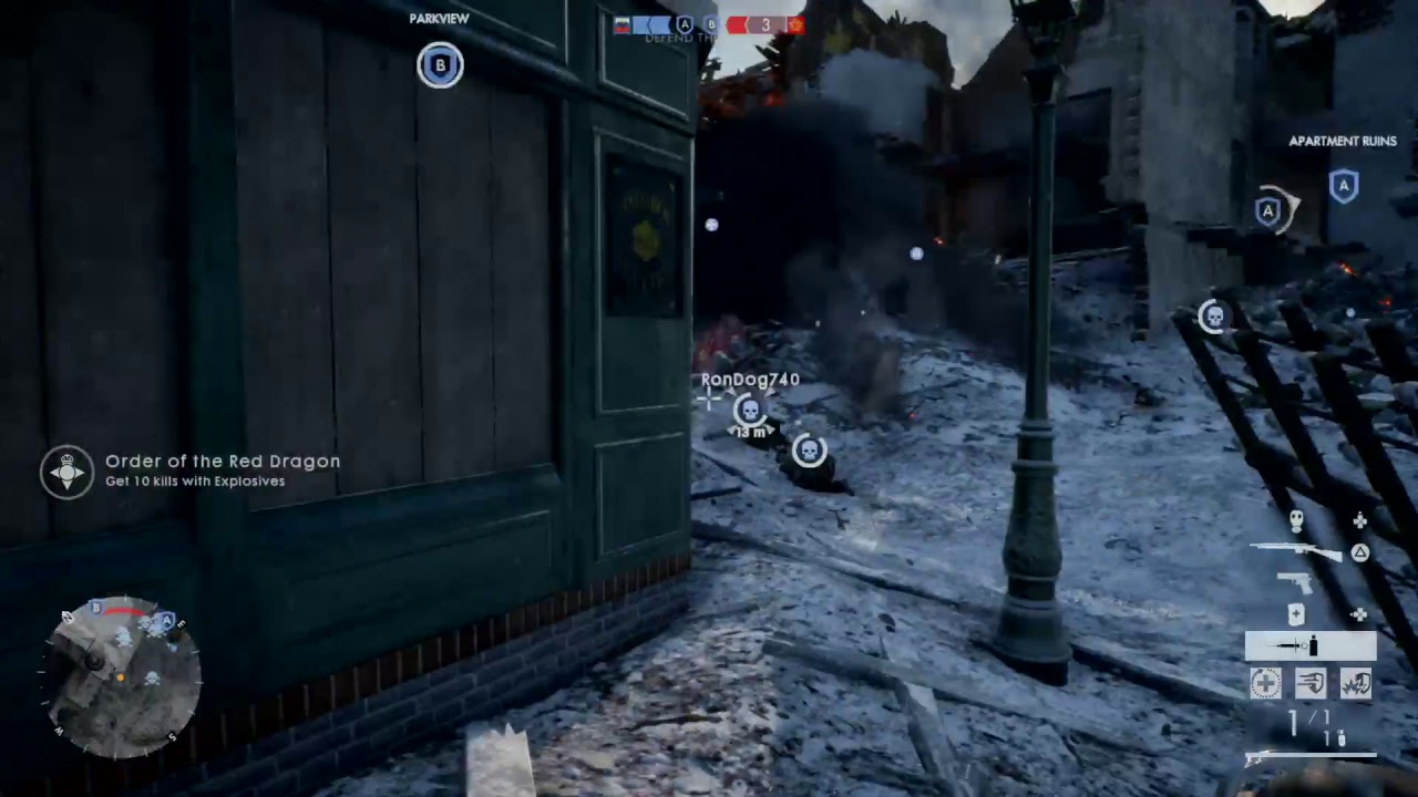 Bf1, large scale operation
