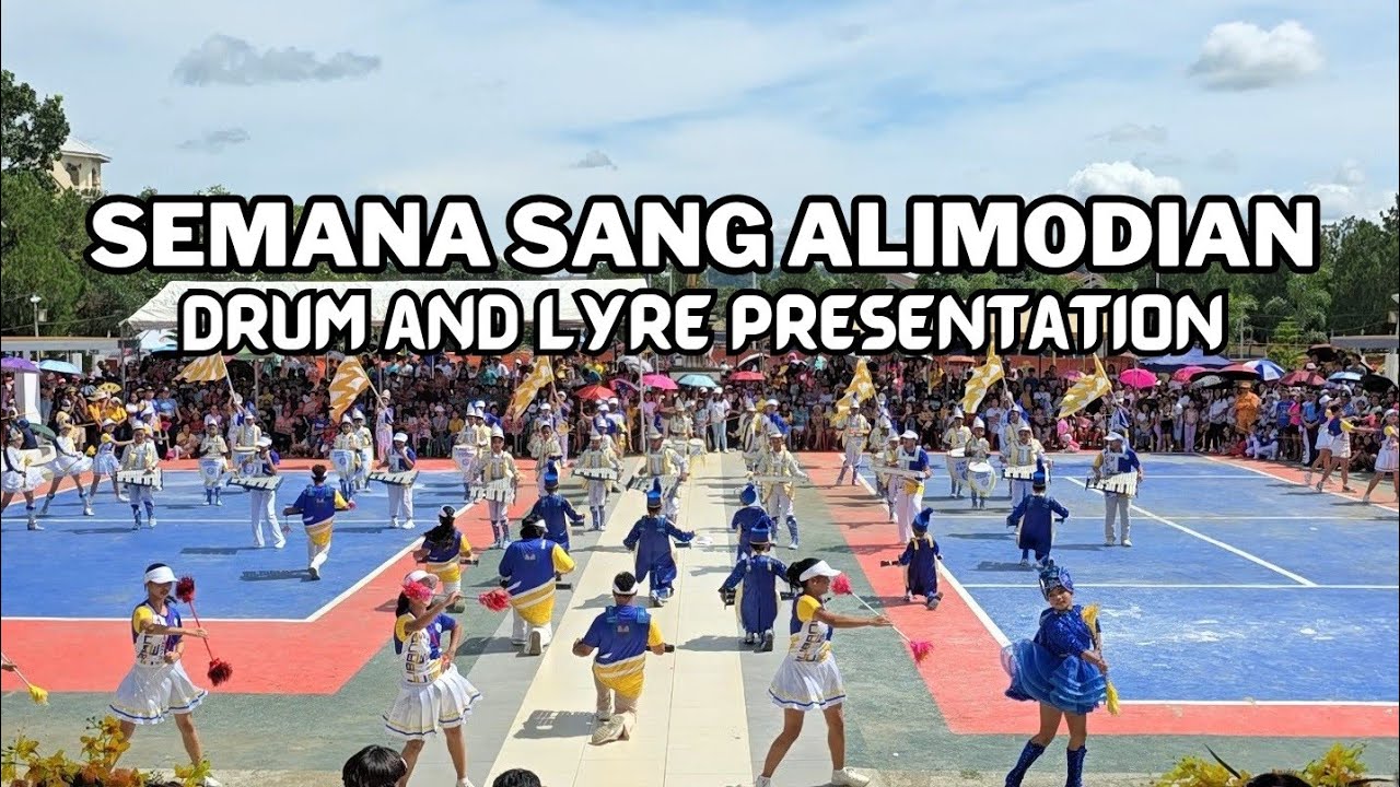 Alibango Elementary School- Semana sang Alimodian drum and lyre Presentation #drumandlyre 