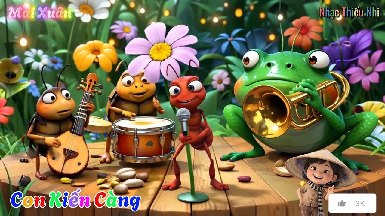 🌟Con Kiến Càng 🎶 NHẠC THIẾU NHI BÉ MAI XUÂN 🌟 