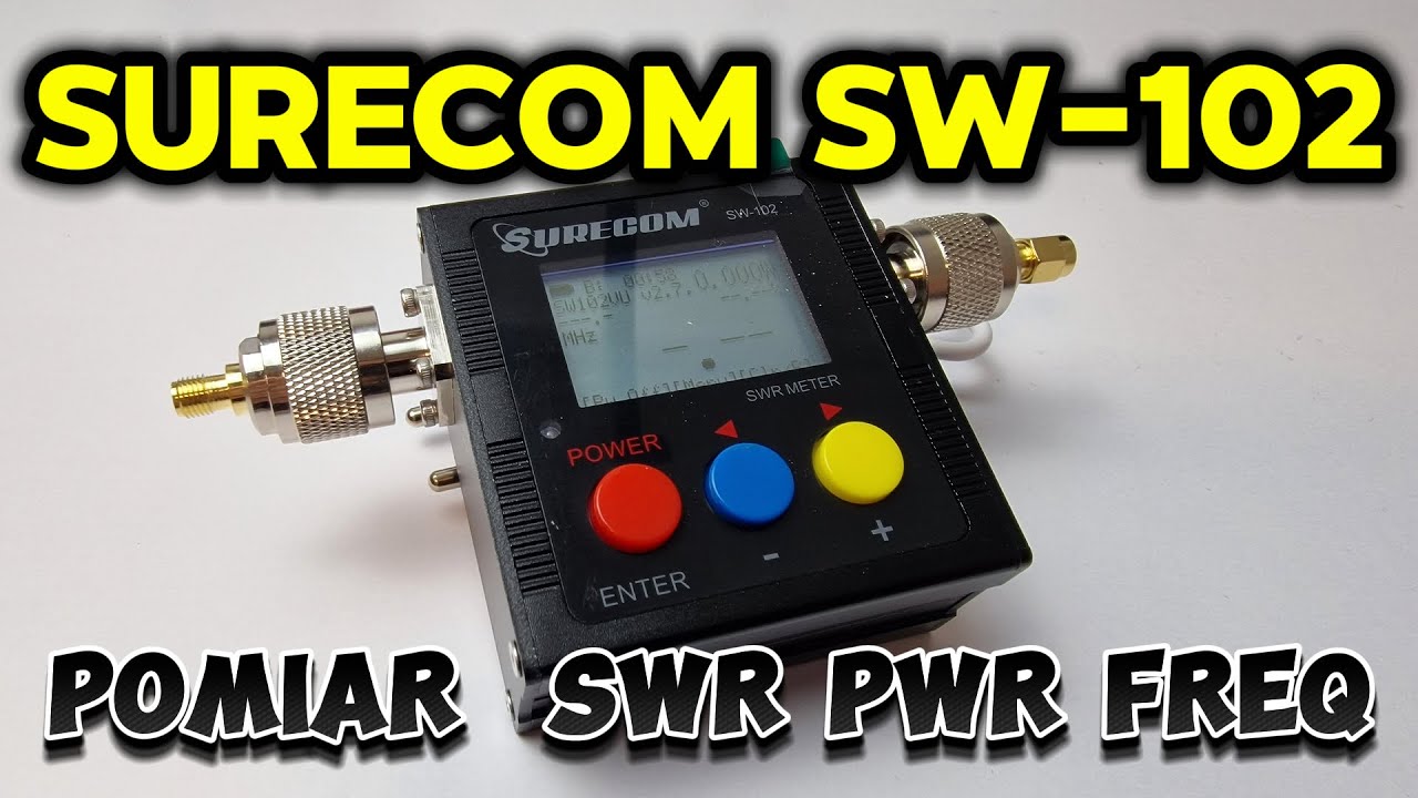 SURECOM SW-102 Miernik Mocy SWR oraz częstotliwości