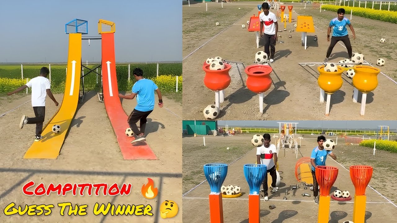 Football Competition &ndash; Can You Guess The Winner 🤔| Great Challenge 🔥/ Sahil Challenge 
