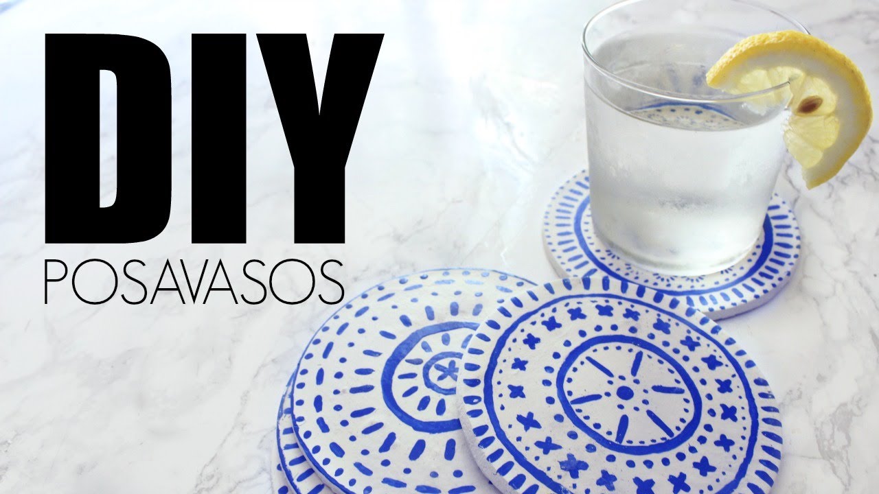 DIY: POSAVASOS DE ARCILLA | CLAY COASTERS