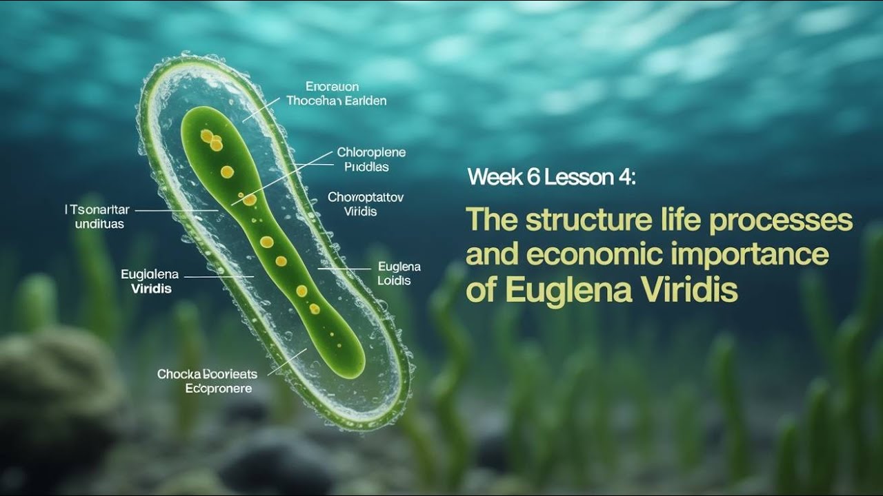 The Structure Life Processes and Economic importance of Euglena viridis.