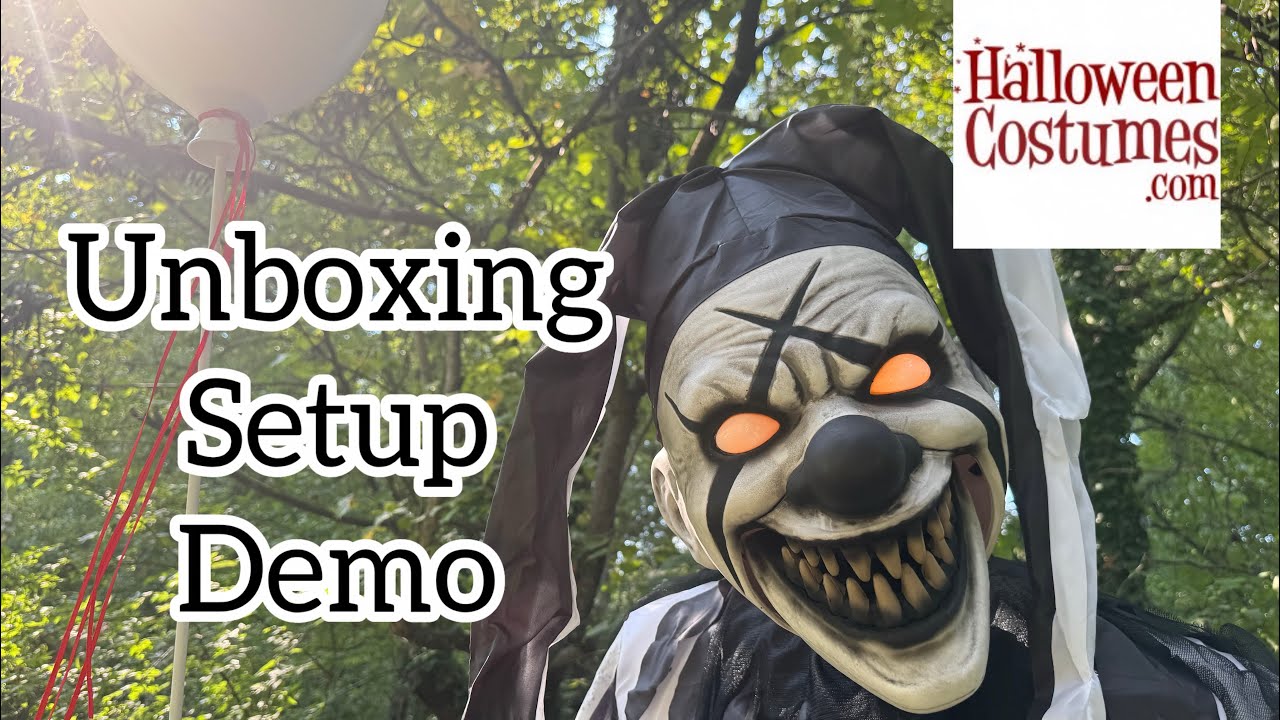(FIRST UNBOXING ON YOUTUBE) Halloween Costumes 2026 Soul Snatching Clown Animatronic Prop
