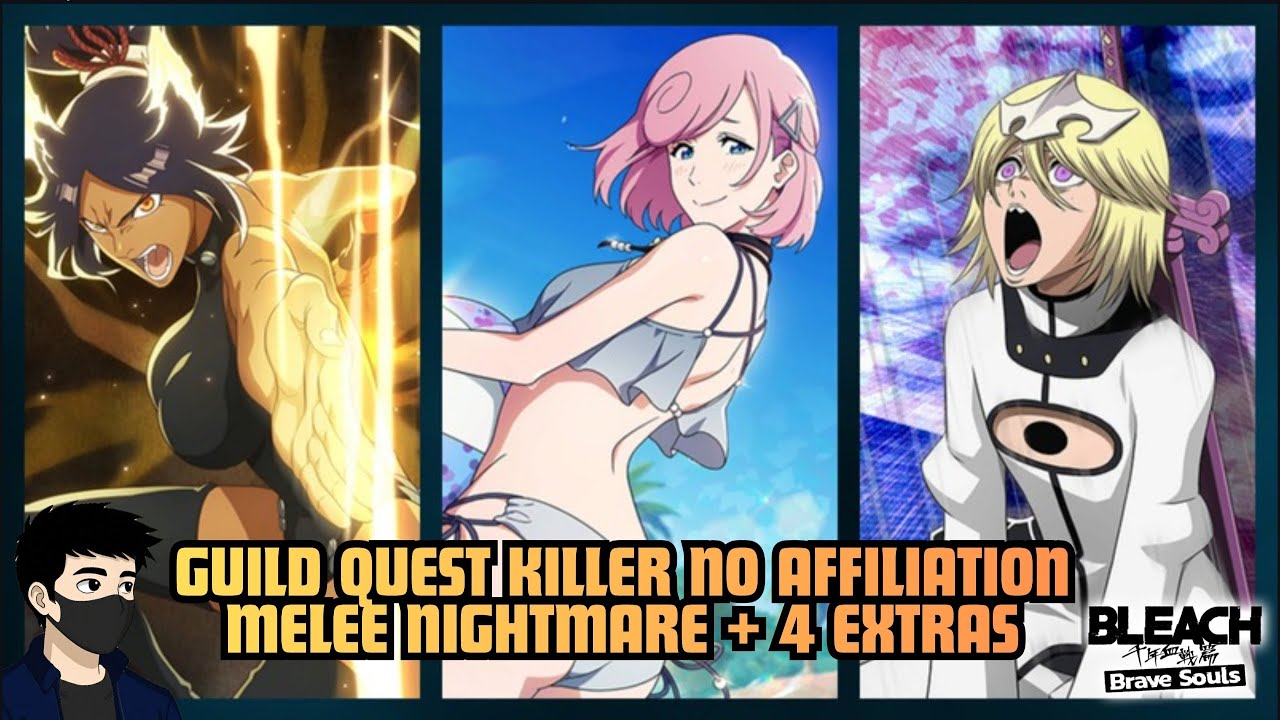 ⚡️GQ KILLER NO AFFILIATION NIGHTMARE + 4 EXTRAS ⚡️ (BLEACH BRAVE SOULS)