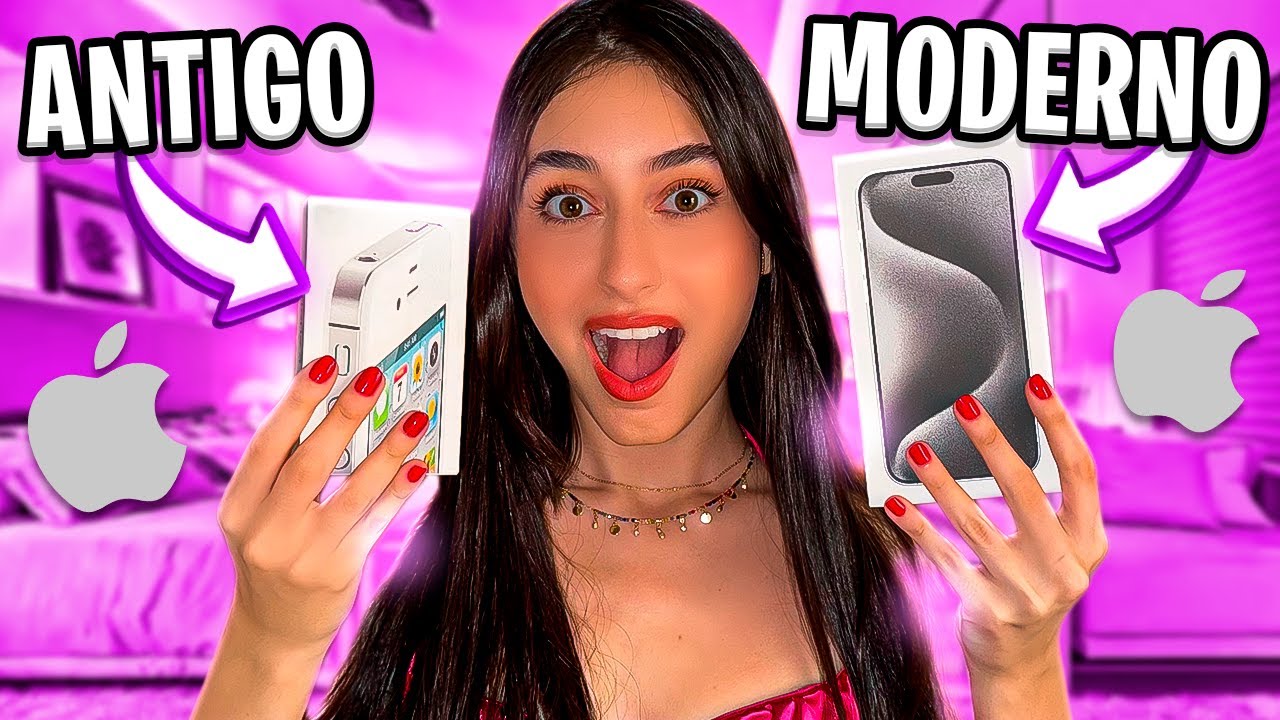 COMPARANDO iPhone ANTIGO COM iPhone MODERNO!!!