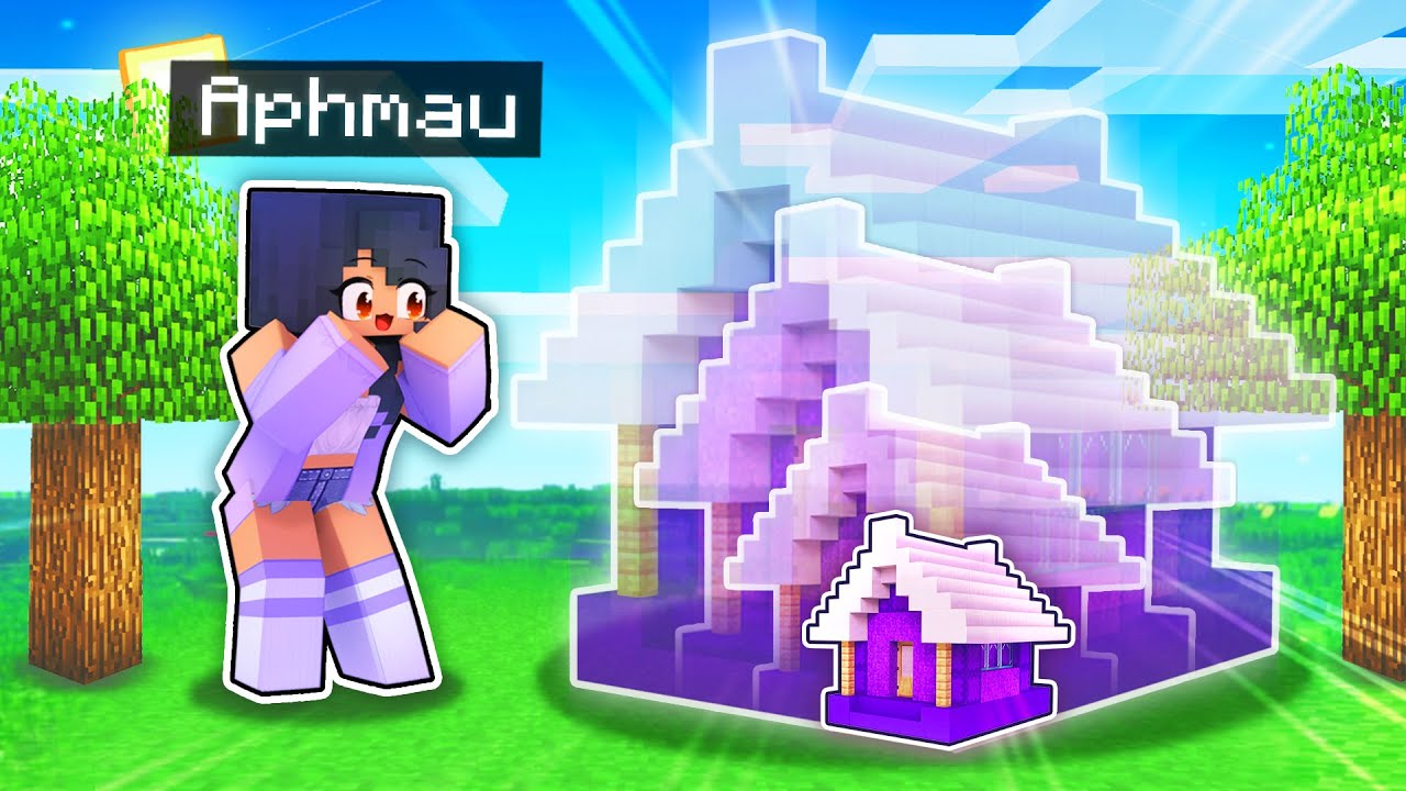 Playing Minecraft With GROW-UP Houses!