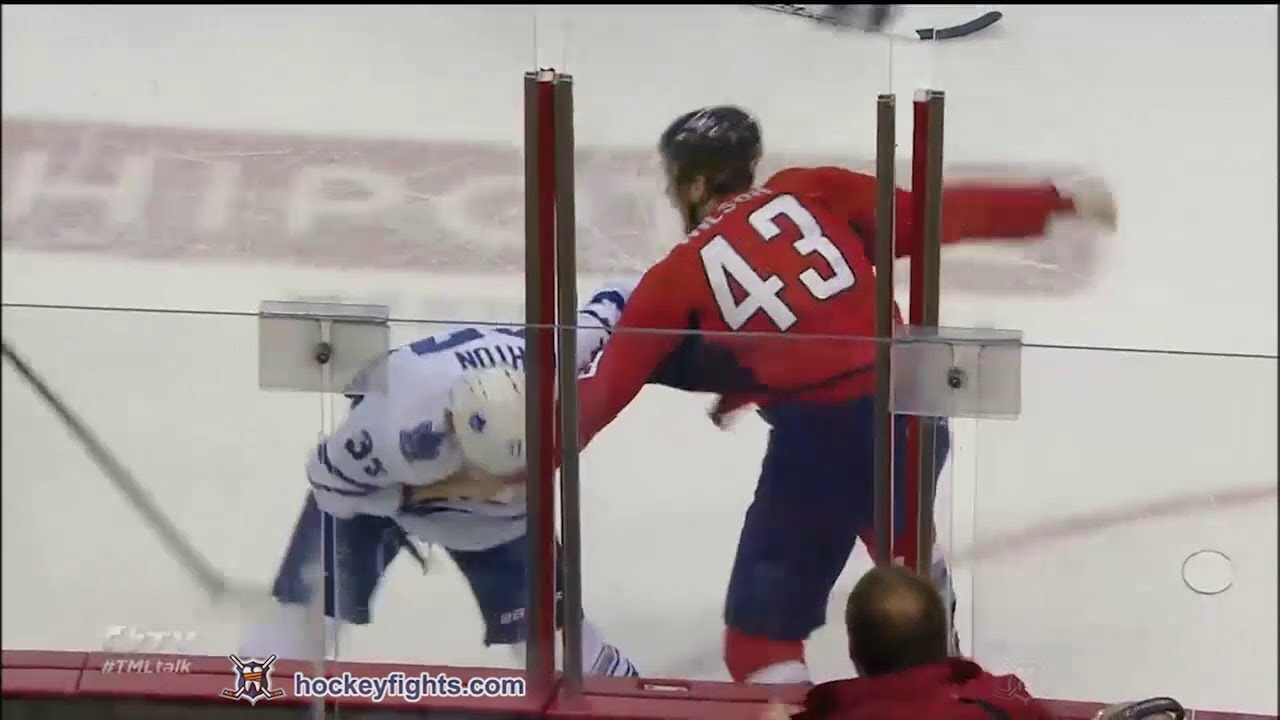 Carter Ashton vs Tom Wilson Jan 10, 2014 - Leafs feed