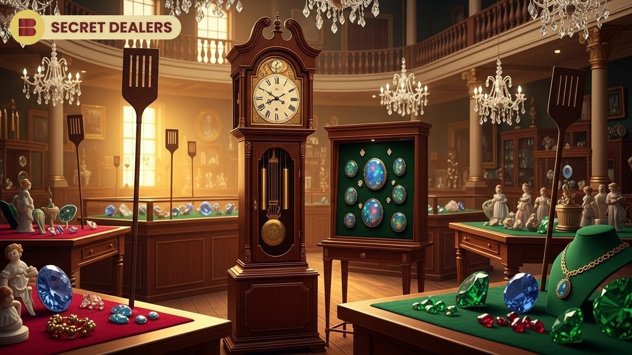 Pennys Lusters Spark Bidding War Over Clock Opal | Secret Dealers