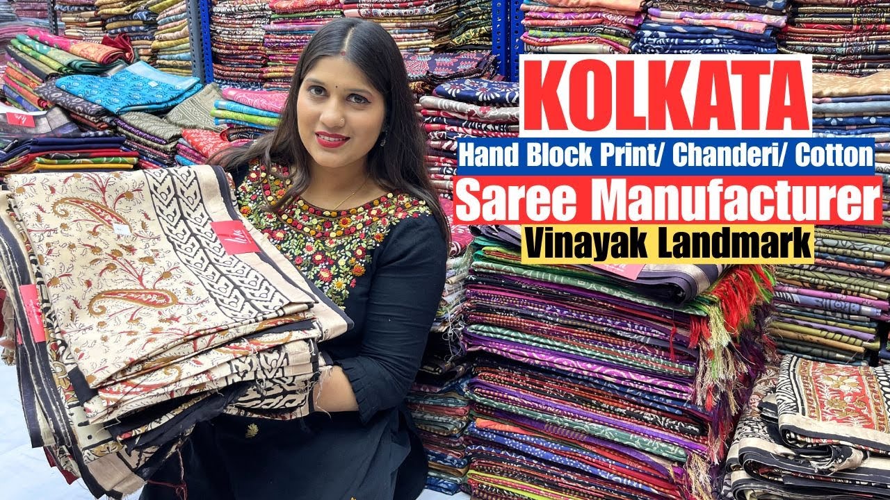 Cotton Linen/ Chanderi/ kota doria sarees Sarees Manufacturer & Wholesaler in Kolkata Barabazar