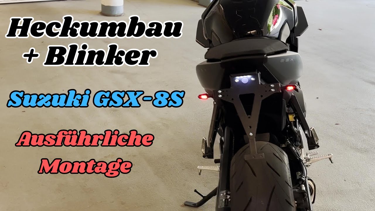 Heckumbau und Blinker | Suzuki GSX-8S