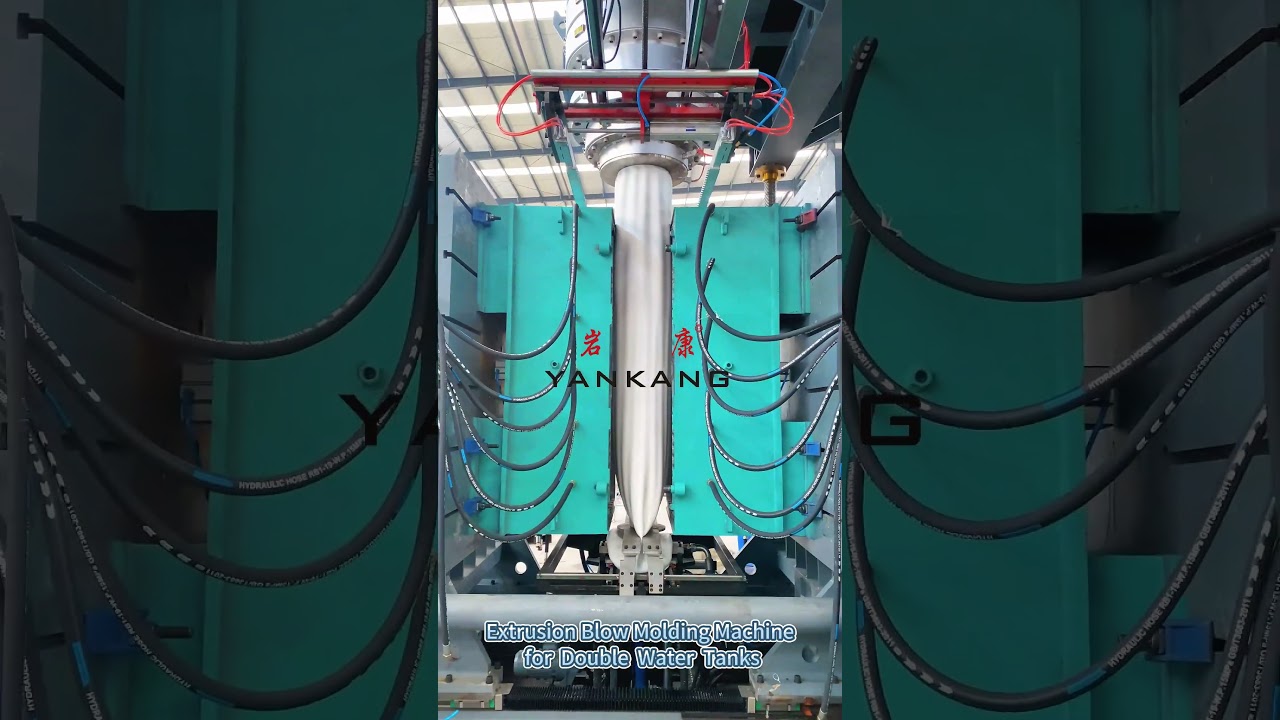 Double Cavity Tank Extrusion Blow Moulding Machine