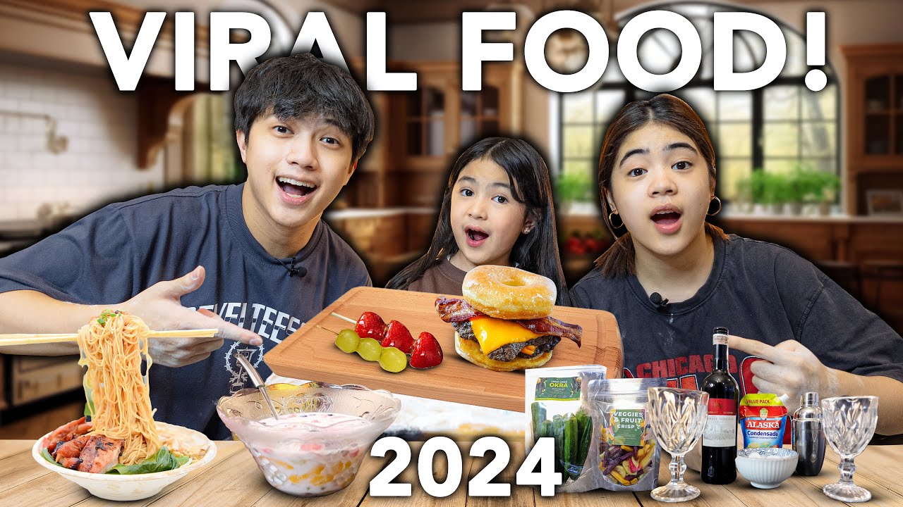 Пробуем ВИРУСНУЮ ЕДУ TikTok 2024!! (Попробуйте!) | Ранц и Ниана при участии Натальи