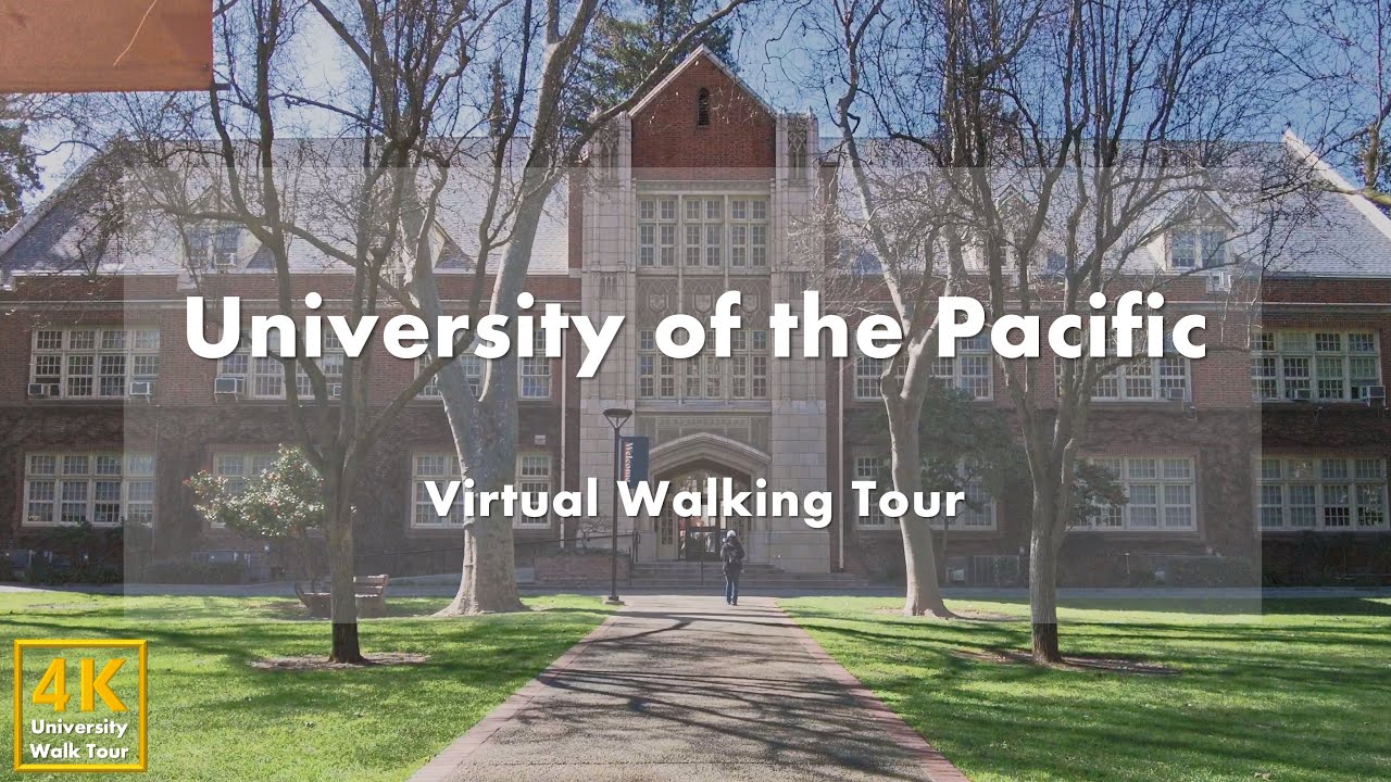 University of the Pacific – виртуальная пешеходная экскурсия [4k, 60 кадров в секунду]