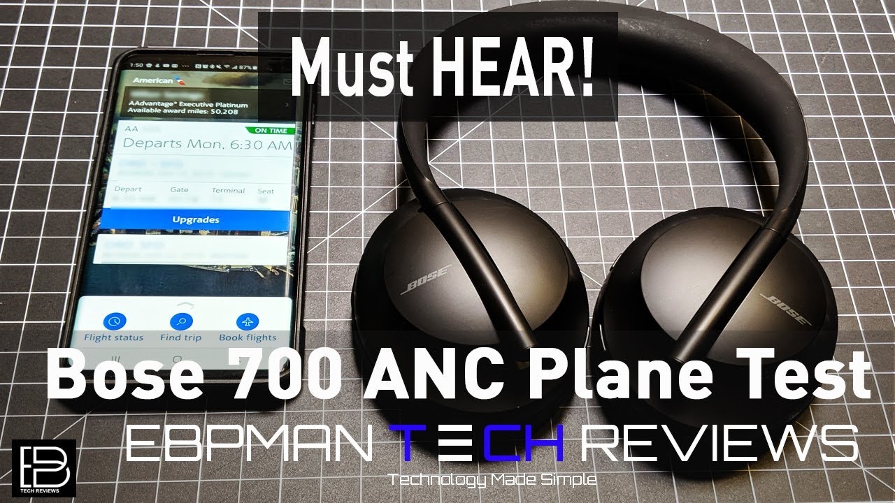 My First Flight with the Bose 700 Active Noise Cancelling Headphones | Real ANC Cabin Test!