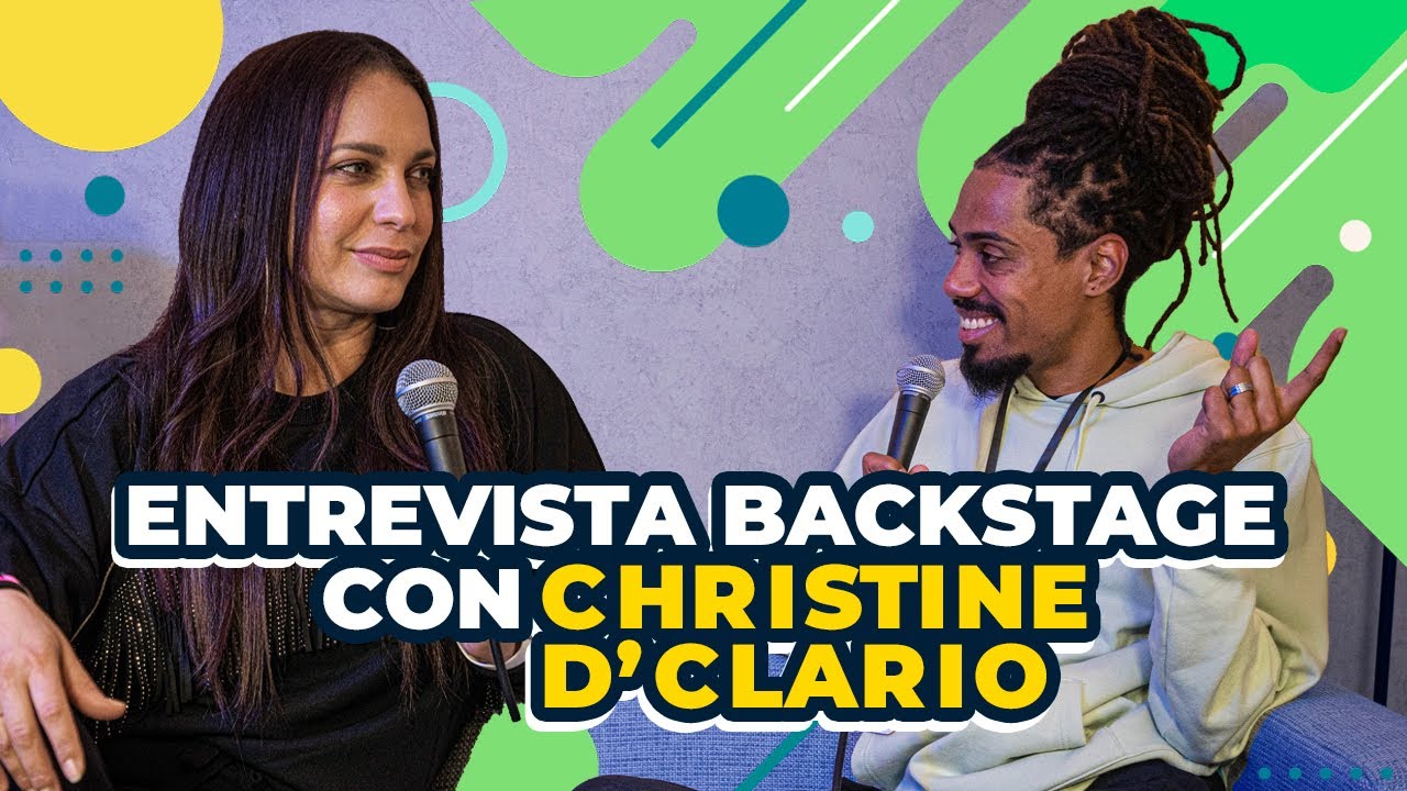 Entrevista BACK STAGE con CHRISTINE D'CLARIO