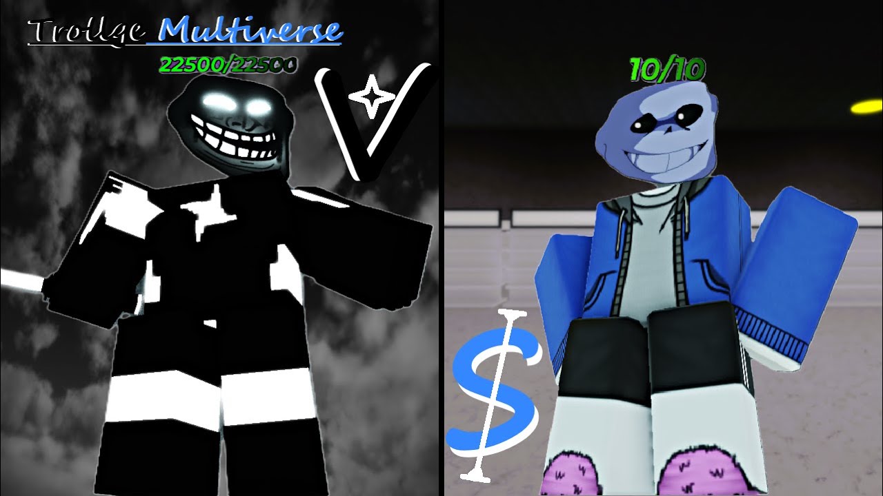 Bad Trolling VS Last Breath Sans:Rejuvenation | Trollge Multiverse (Roblox)