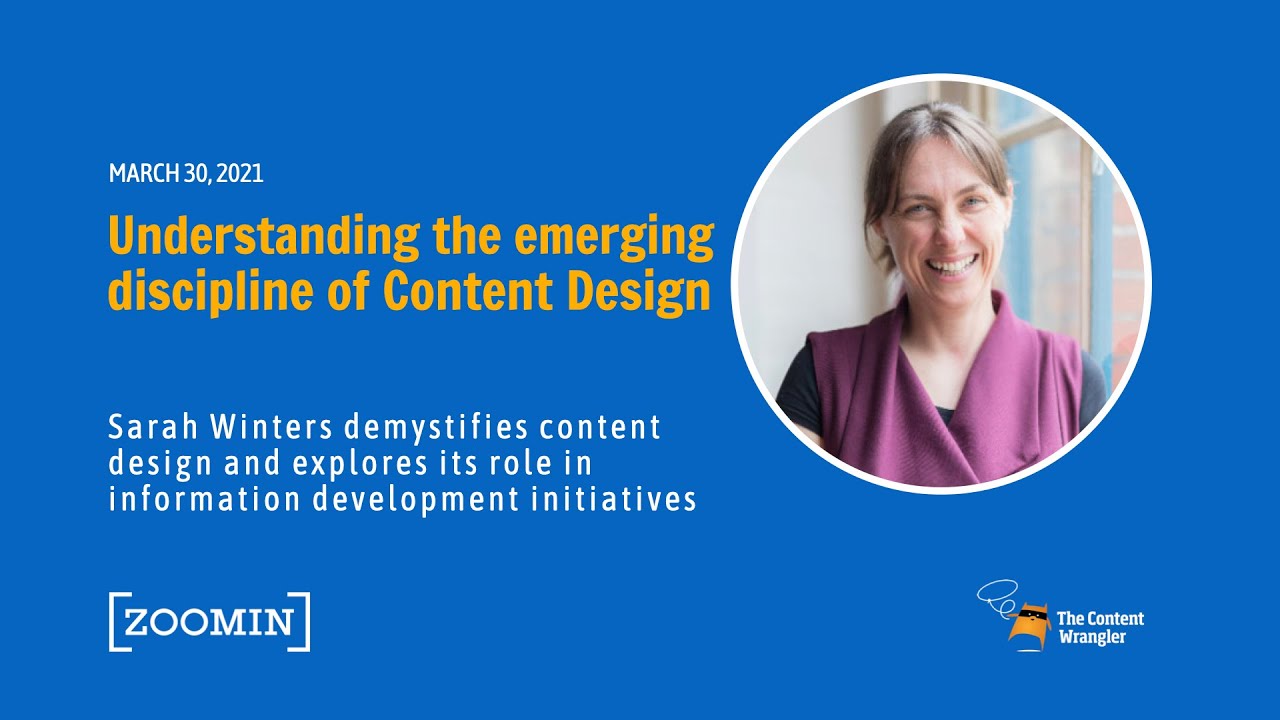 Understanding the Emerging Discipline of Content Design (ft. Sarah Winters)