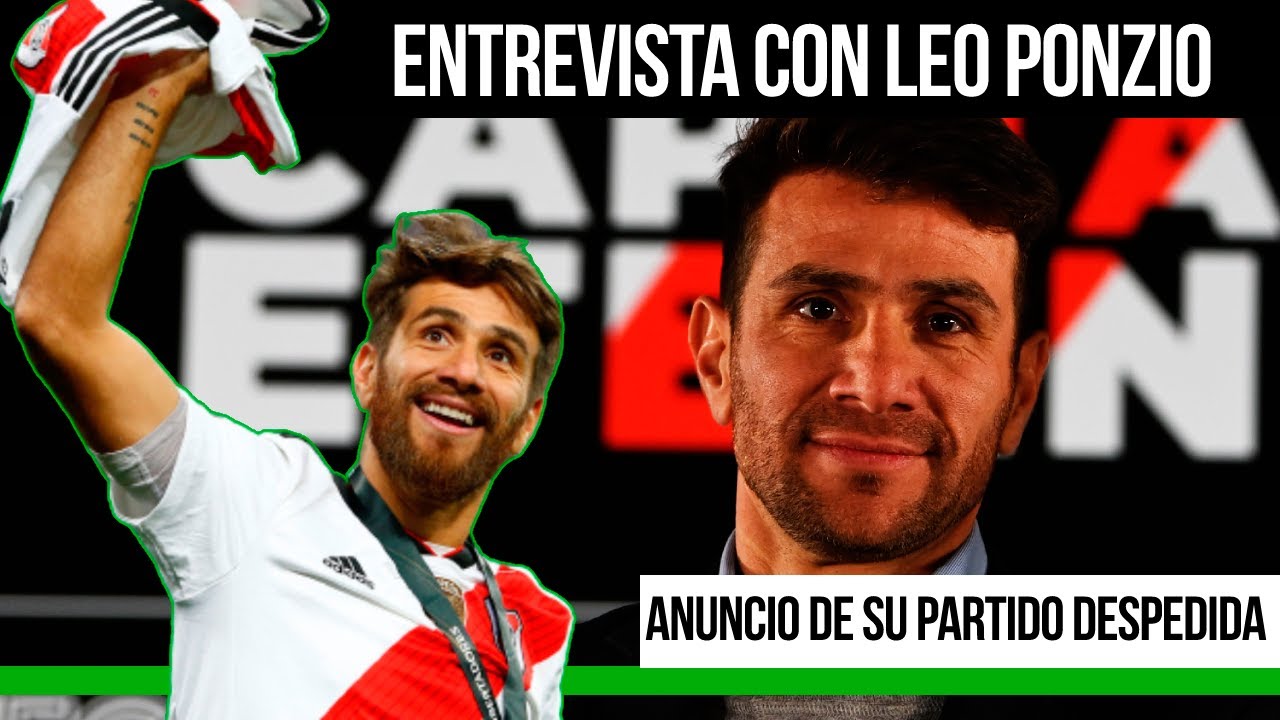 Entrevista a Leo Ponzio | Anuncio de su partido despedida | Libero en TyC Sports