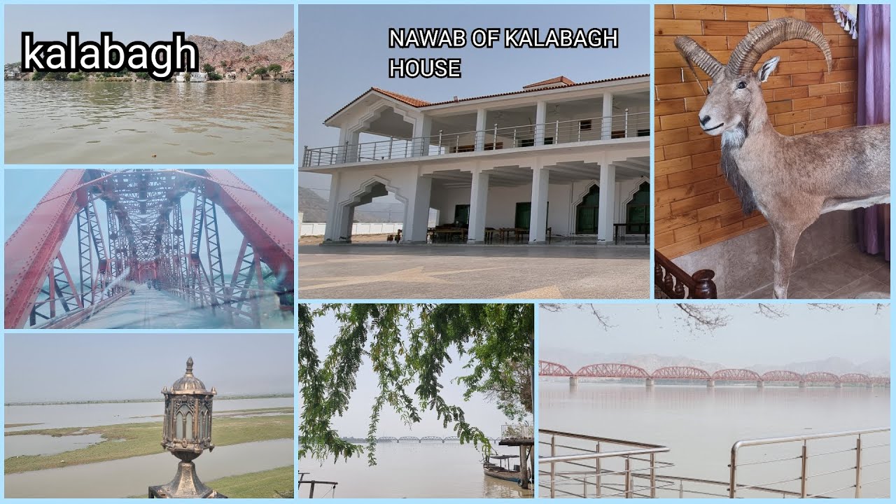 Kalabagh | NAWAB OF KALABAGH HOUSE | INDUS RIVER | kalabagh salt mines
