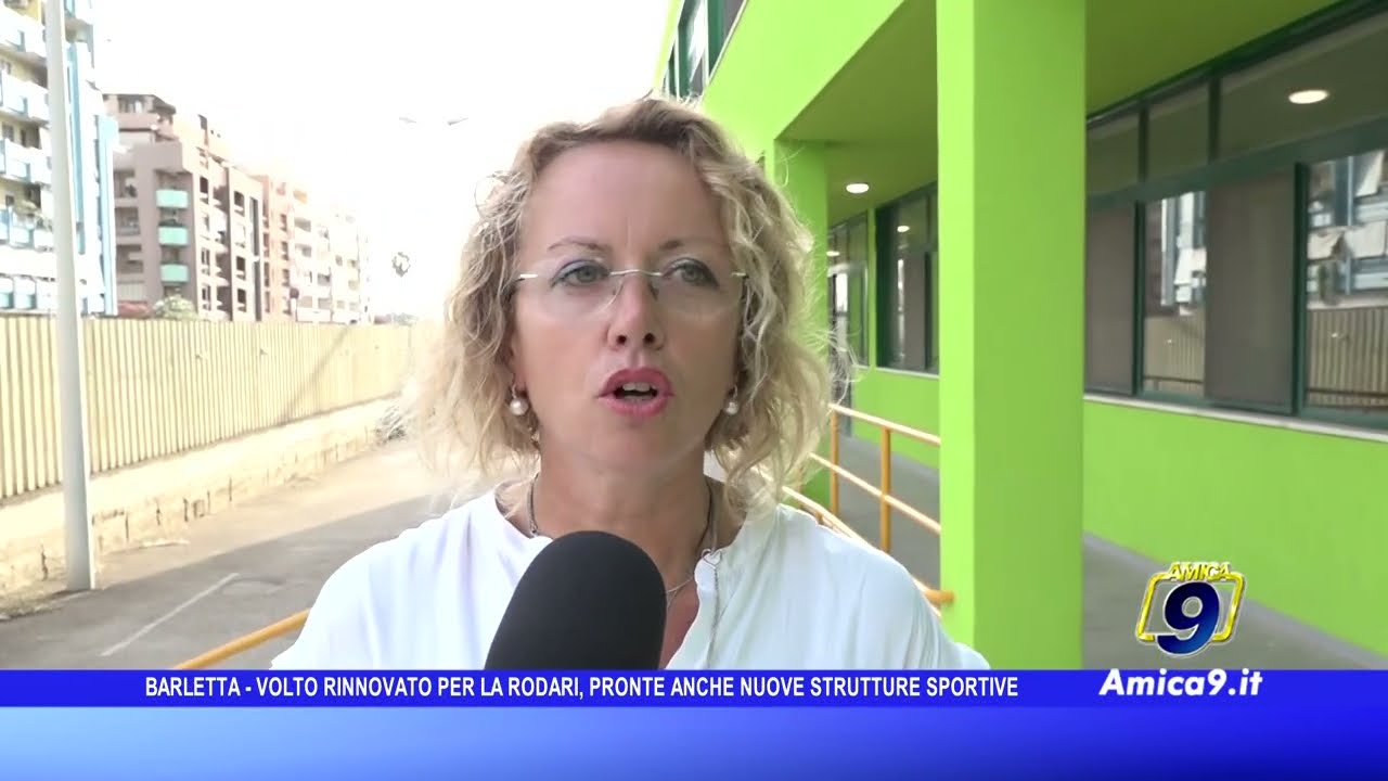 Barletta - Volto rinnovato per la Rodari, pronte anche nuove strutture sportive
