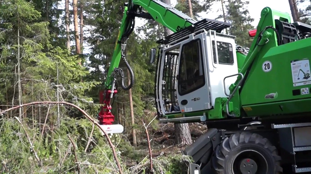 Sennebogen 718 Walkaround & Demo @ Elmia Wood 2017