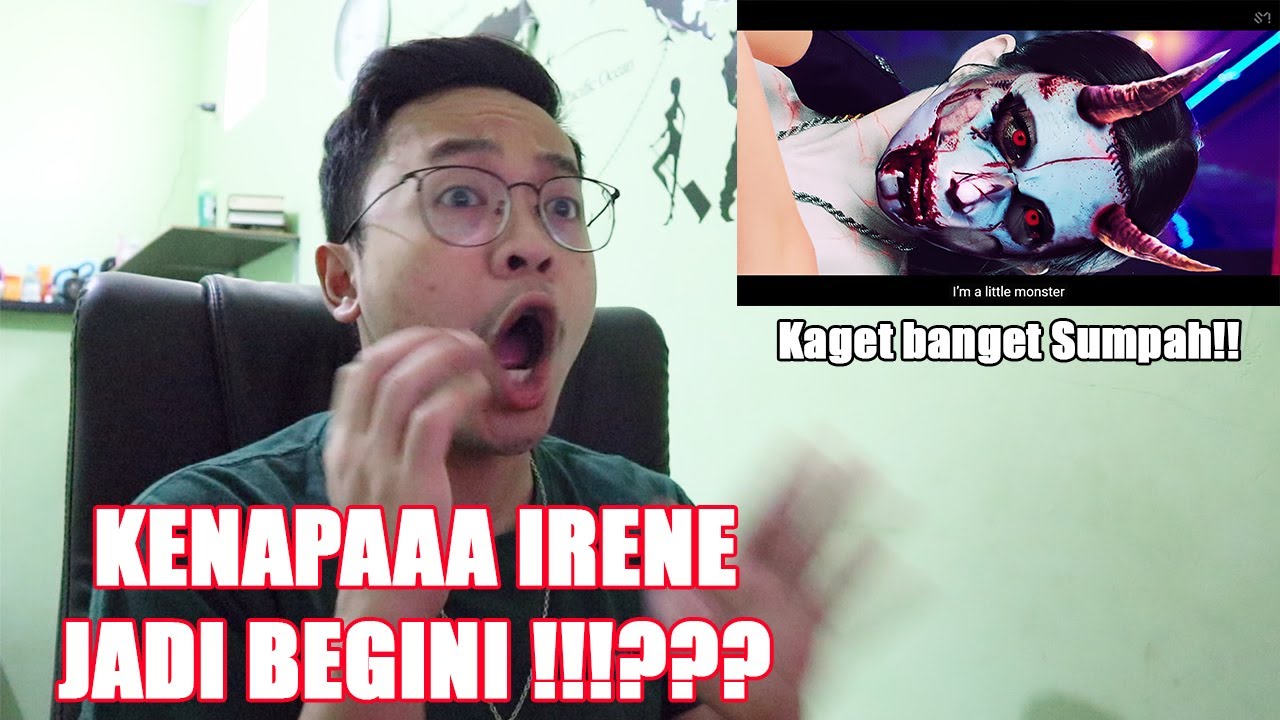 Red Velvet - IRENE & SEULGI 'Monster' MV REACTION ( MY BABY SEULGI CANTIK BEUT DAH AH )