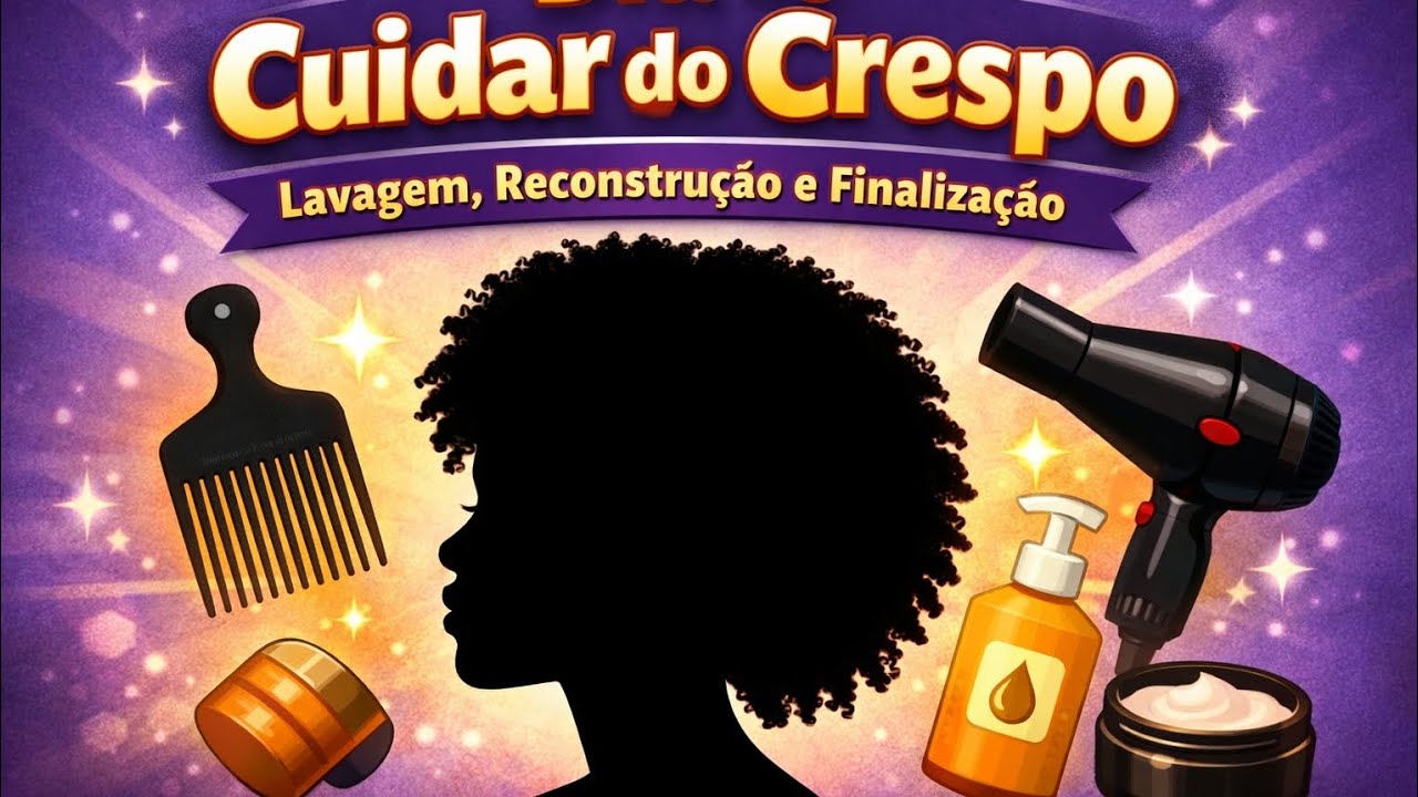 Dia de Cuidar do Crespo: Lavagem, Reconstrução e Finalização | #crespo4c #diario4c