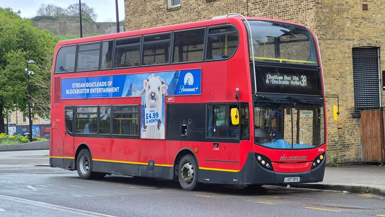 Ride on Nu-Venture ex-GAL ADL Enviro400 Trident | DE461 (LX07 BYG) | Route 3C